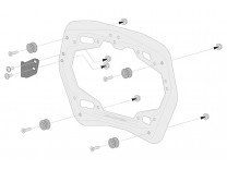 МОТОКОФРИ TRAX ION 37/37Л З КРІПЛЕННЯМ НА Honda NC750X / NC750S (16-) ЧОРНІ